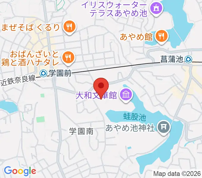 大和文華館の地図