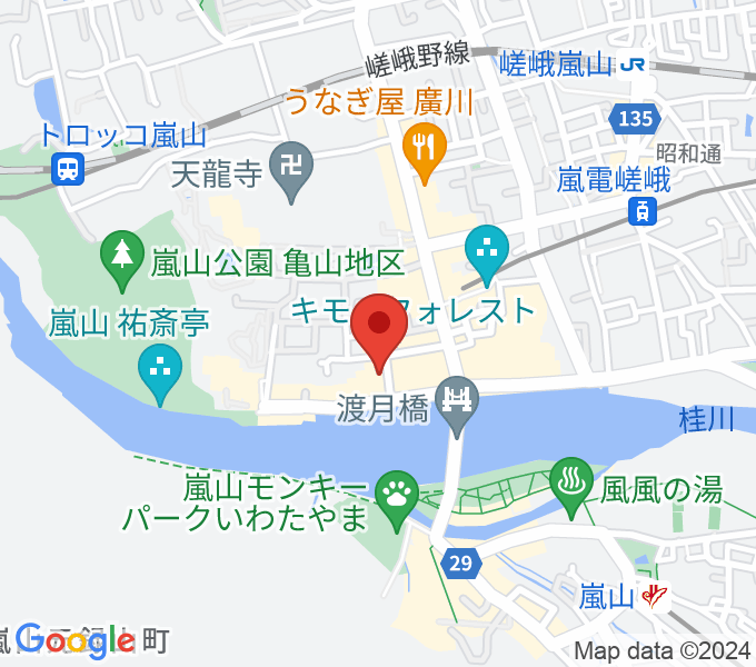 福田美術館の場所