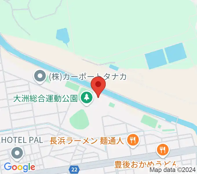 サイクルショップコダマ大洲アリーナの地図