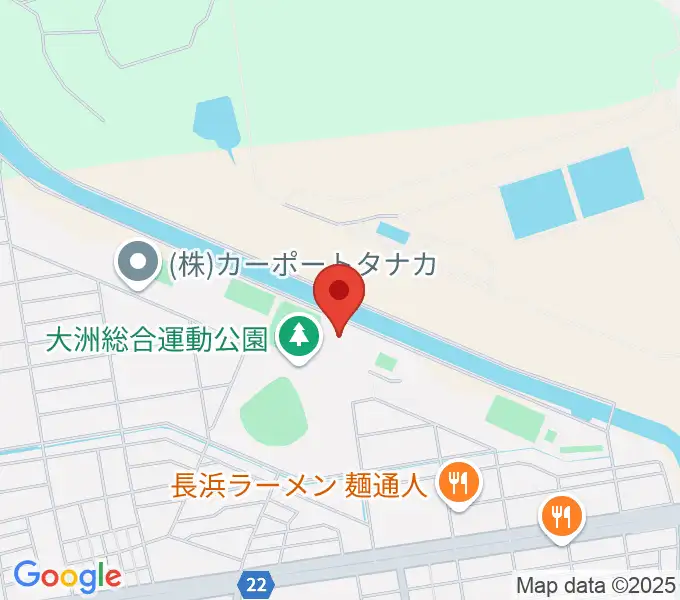 サイクルショップコダマ大洲アリーナの地図