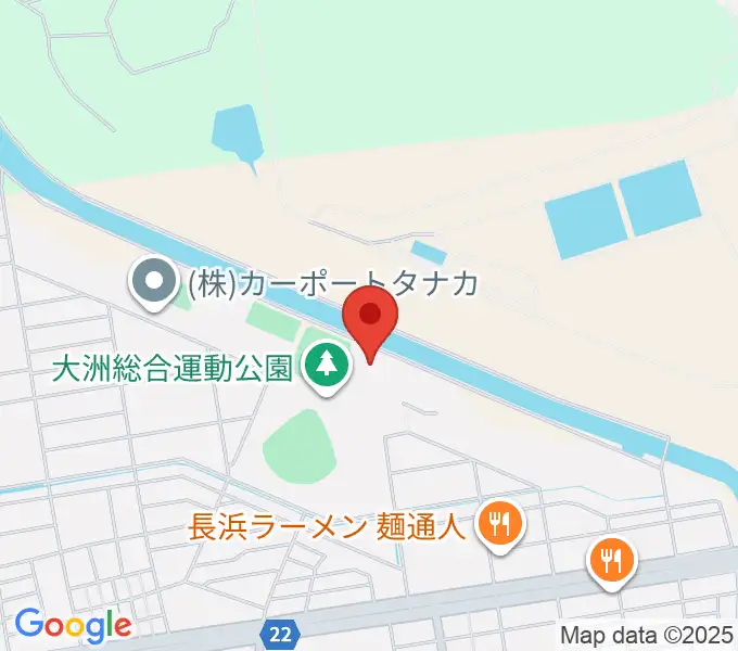 サイクルショップコダマ大洲アリーナの地図