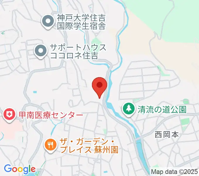 白鶴美術館の地図