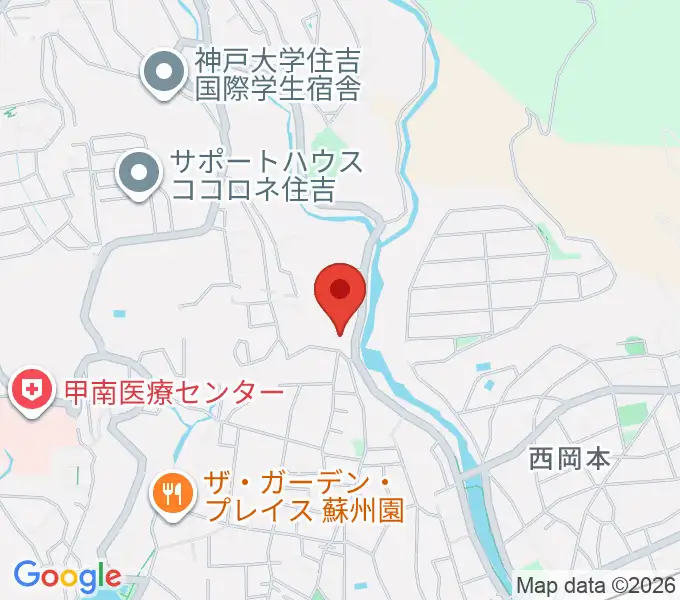 白鶴美術館の地図