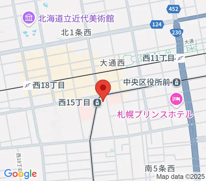 ウィステリアホールの地図