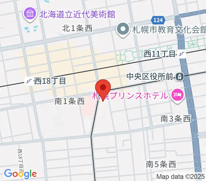 ウィステリアホールの地図