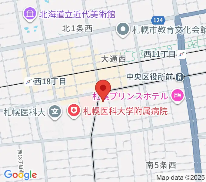 ウィステリアホールの地図