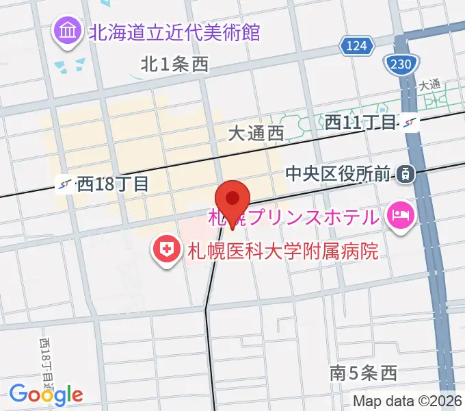 ウィステリアホールの地図