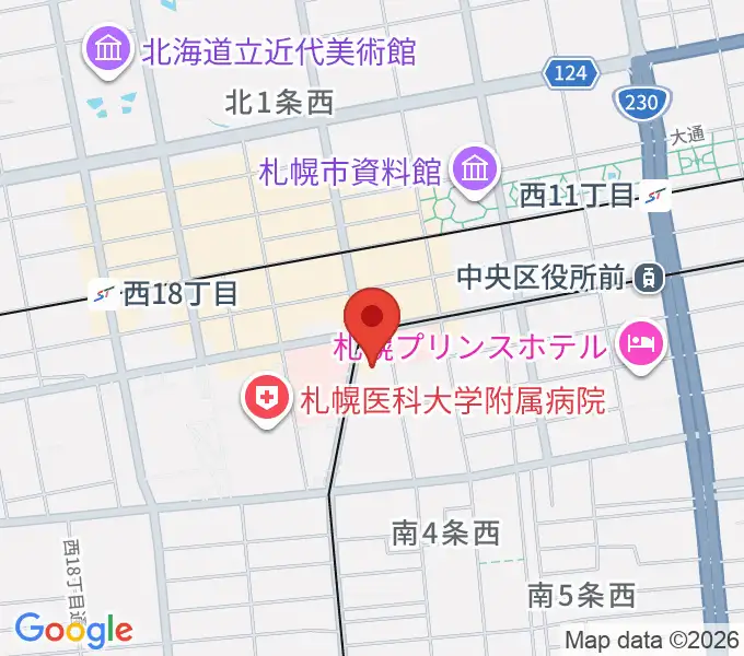 ウィステリアホールの地図