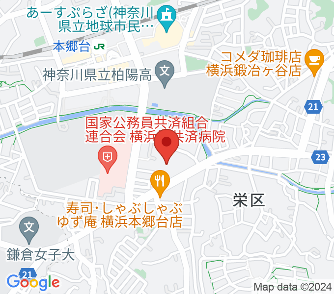横浜市栄公会堂の場所