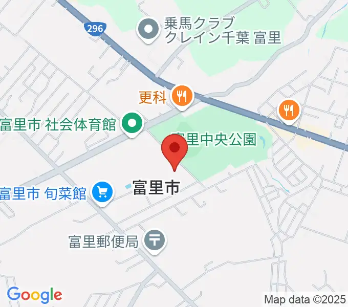 富里中央公民館の地図