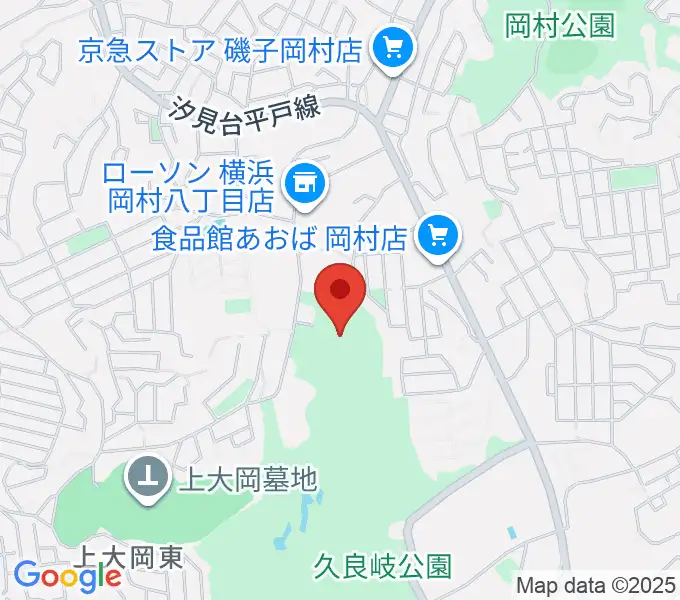久良岐能舞台の地図
