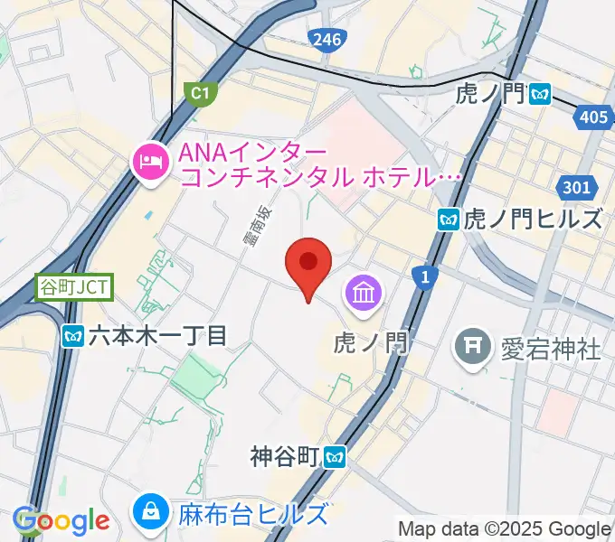 菊池寛実記念 智美術館の地図