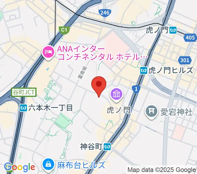 菊池寛実記念 智美術館の地図