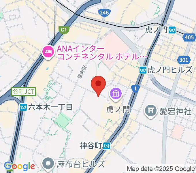 菊池寛実記念 智美術館の地図