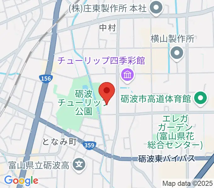 砺波市美術館の地図