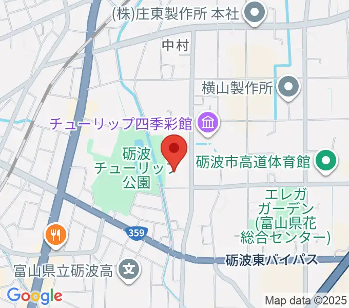 砺波市美術館の地図