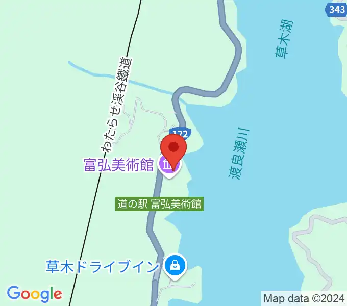 富弘美術館の地図