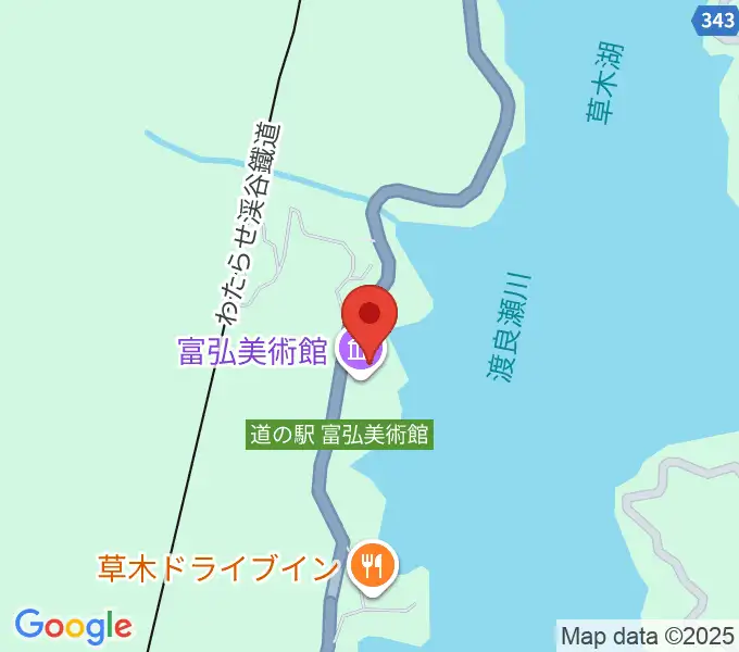 富弘美術館の地図
