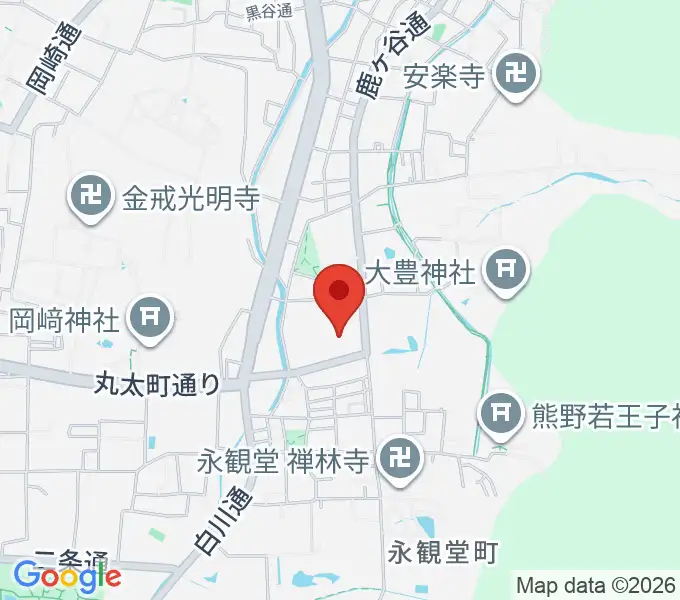 泉屋博古館の地図