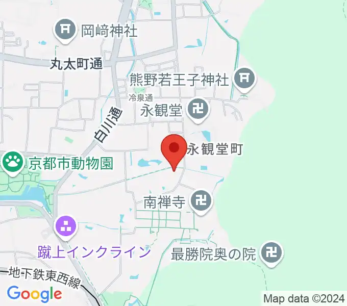 野村美術館の地図