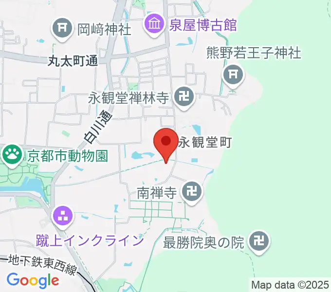 野村美術館の地図