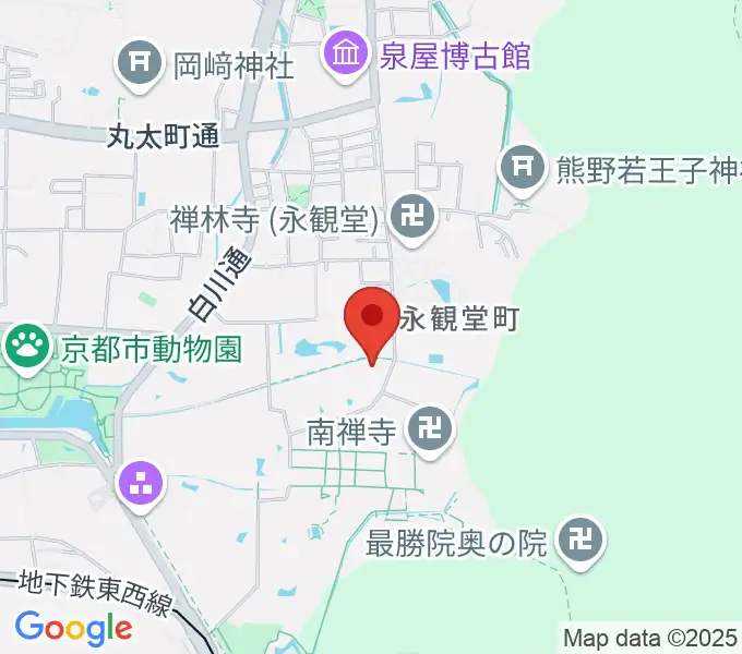 野村美術館の地図
