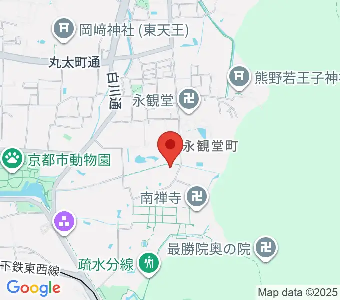 野村美術館の地図