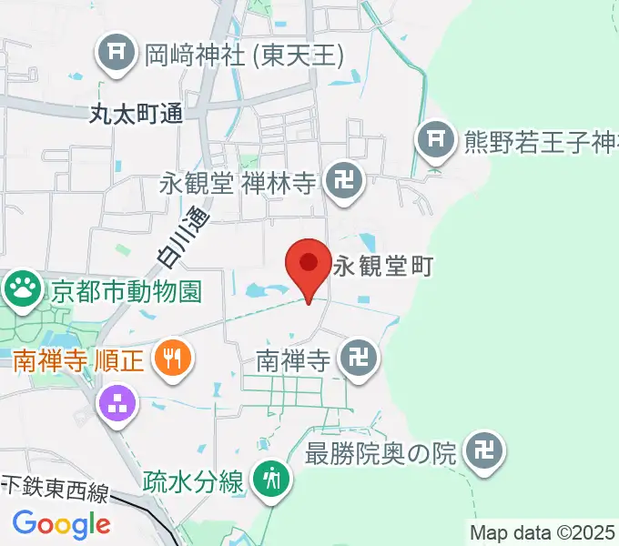 野村美術館の地図