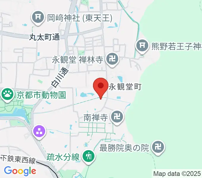 野村美術館の地図