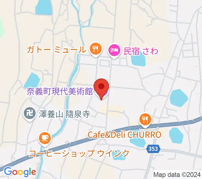 奈義町現代美術館（NagiMOCA）の地図