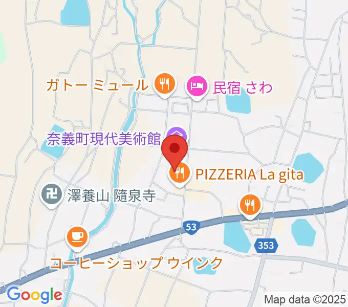 奈義町現代美術館（NagiMOCA）の地図