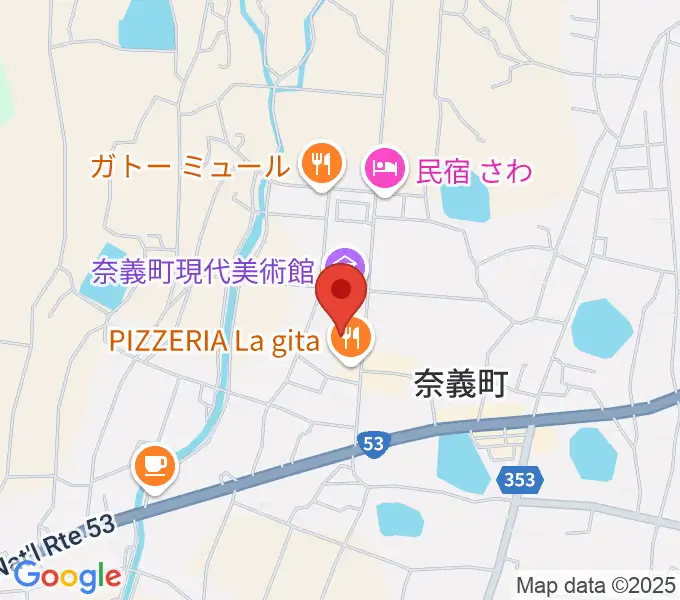 奈義町現代美術館（NagiMOCA）の地図