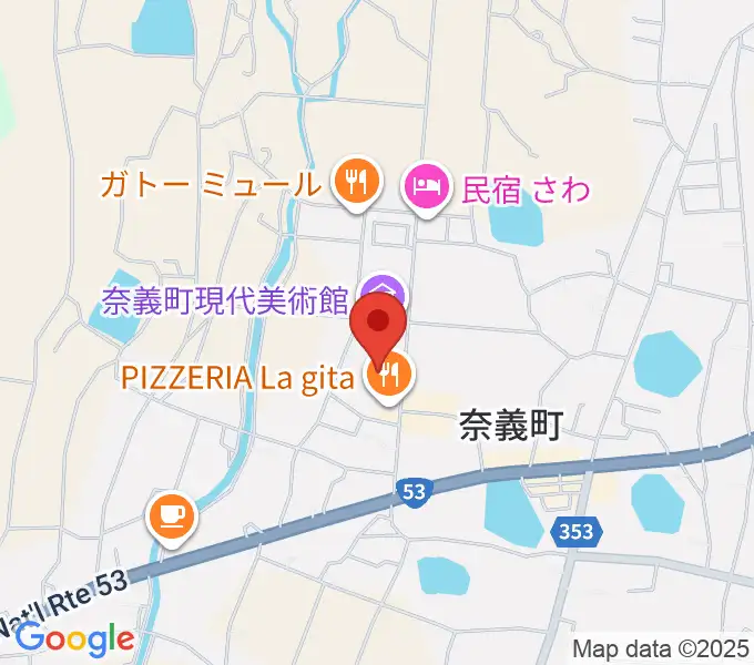 奈義町現代美術館（NagiMOCA）の地図