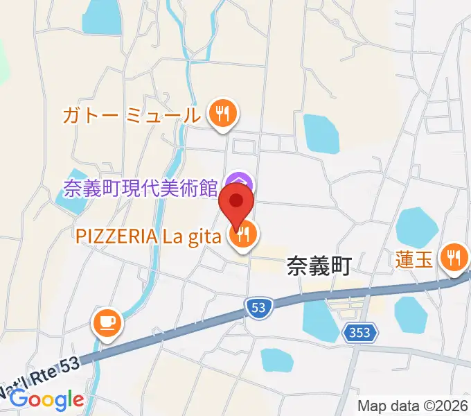 奈義町現代美術館（NagiMOCA）の地図