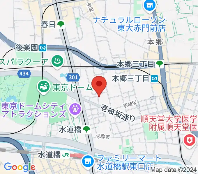 壱岐坂ボンクラージュの地図