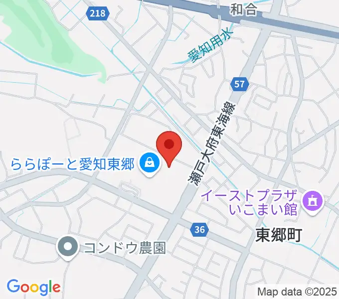 島村楽器ららぽーと愛知東郷店の地図