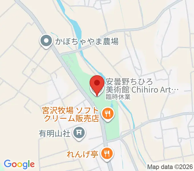 安曇野ちひろ美術館の地図