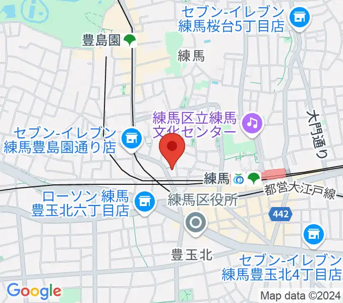 スタジオクレフの地図