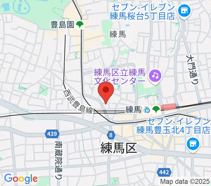 スタジオクレフの地図