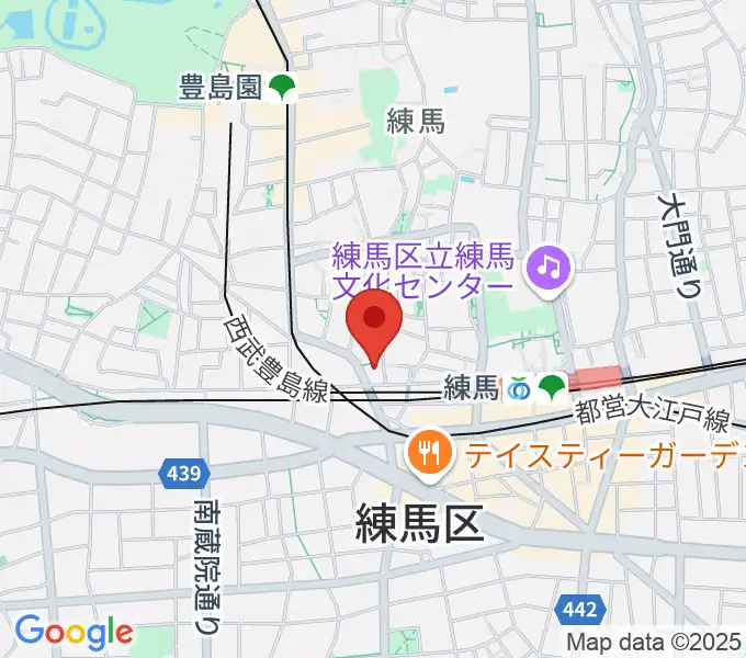 スタジオクレフの地図