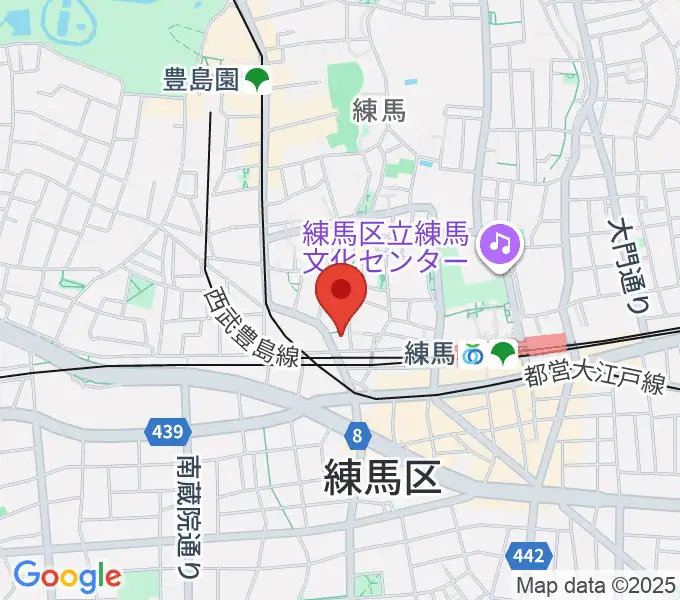 スタジオクレフの地図