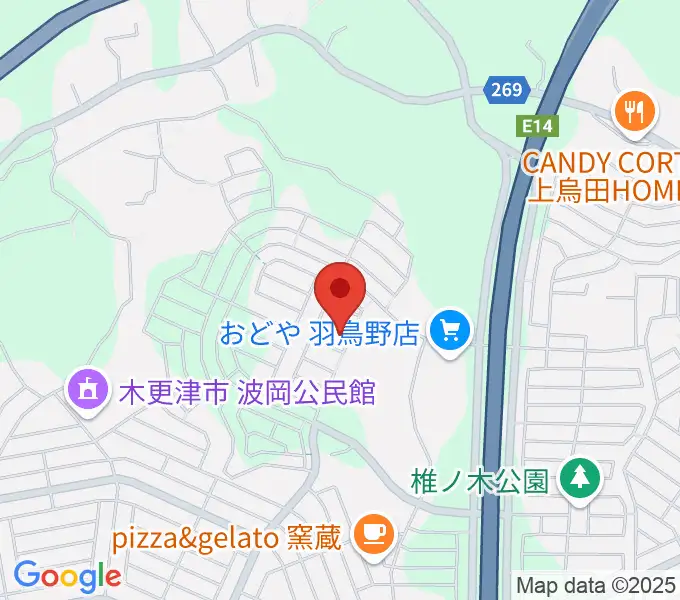 ミュージックサロン・ミルキィロックの地図
