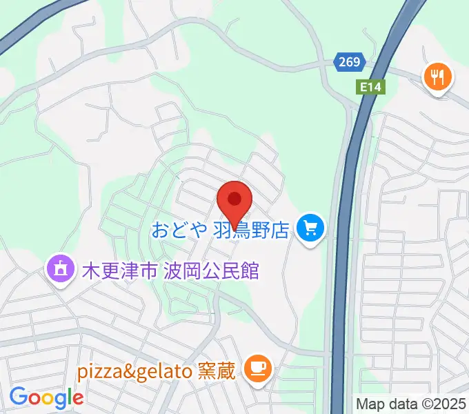 ミュージックサロン・ミルキィロックの地図