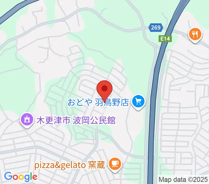 ミュージックサロン・ミルキィロックの地図