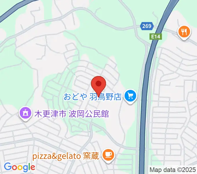 ミュージックサロン・ミルキィロックの地図