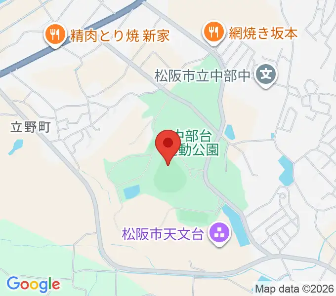 ドリームオーシャンスタジアムの地図