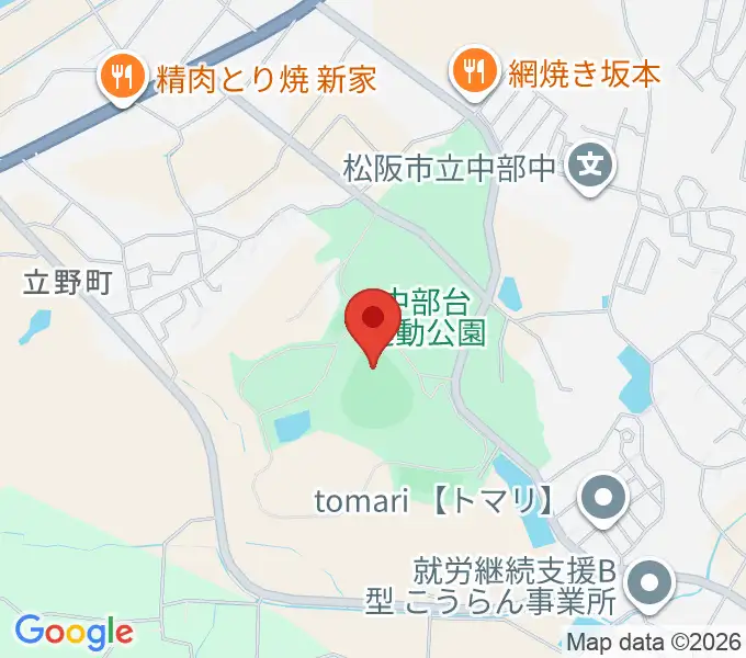 ドリームオーシャンスタジアムの地図