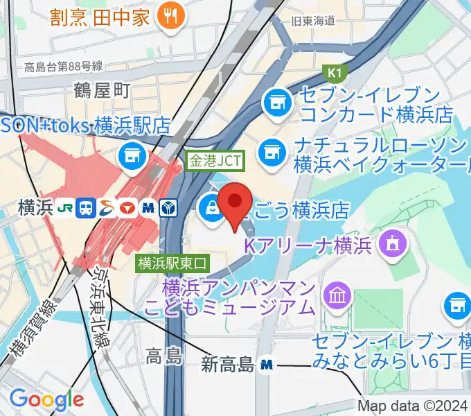 そごう美術館の地図