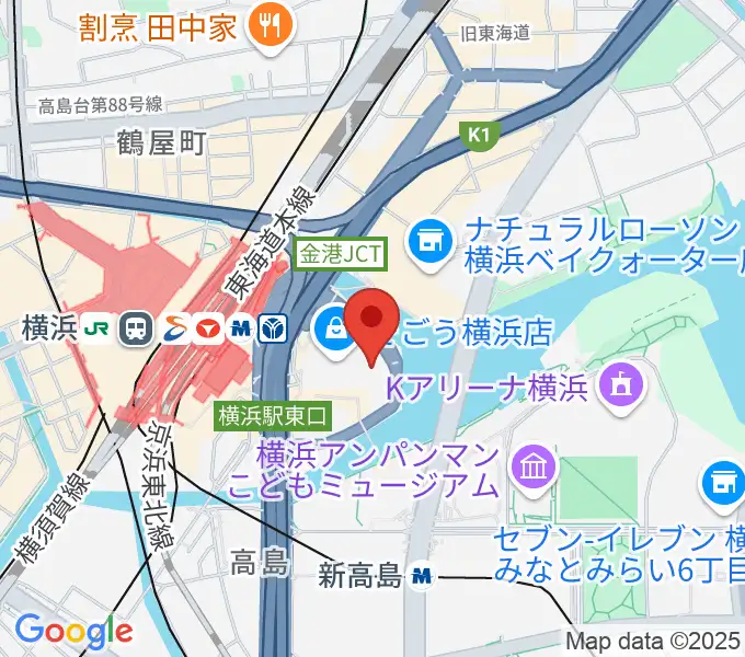 そごう美術館の地図