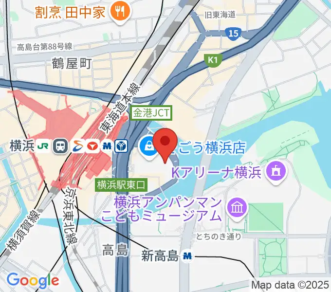 そごう美術館の地図